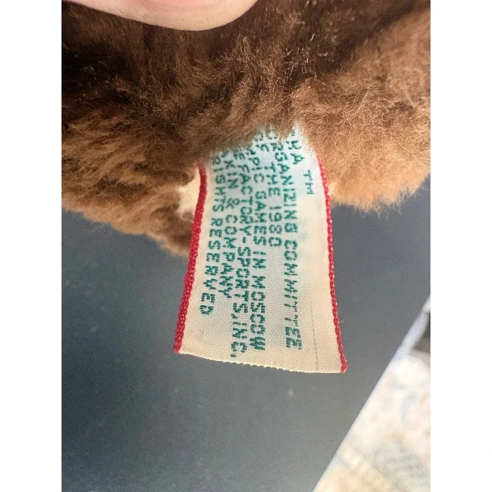 Vintage 1980 Moscow Olympics Misha Bear Plush R Dakin Mascot Brown Stuffed Toy